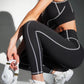 Black flash leggings