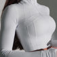 White long sleeve sports breeze