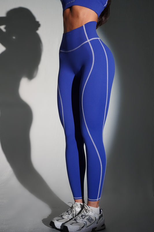 Blue flash leggings