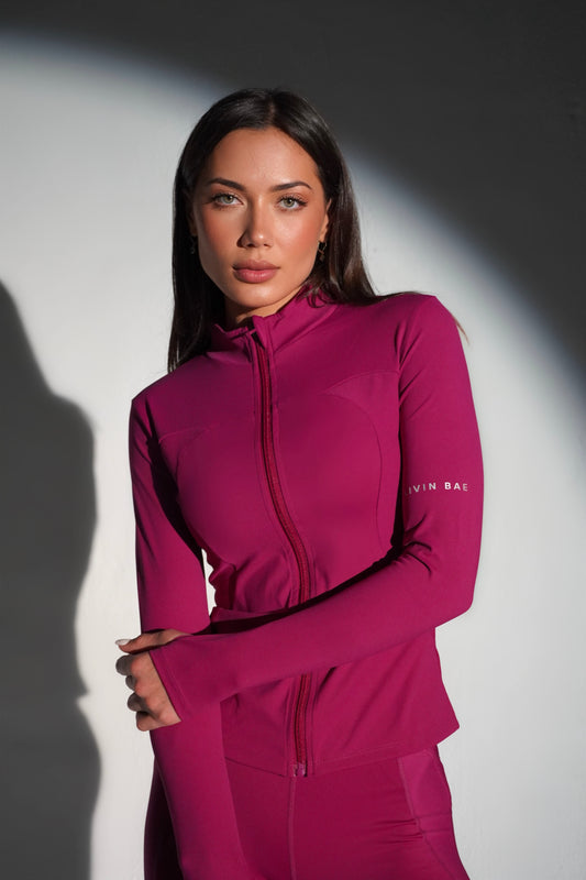 Magenta flex jacket