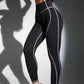 Black flash leggings