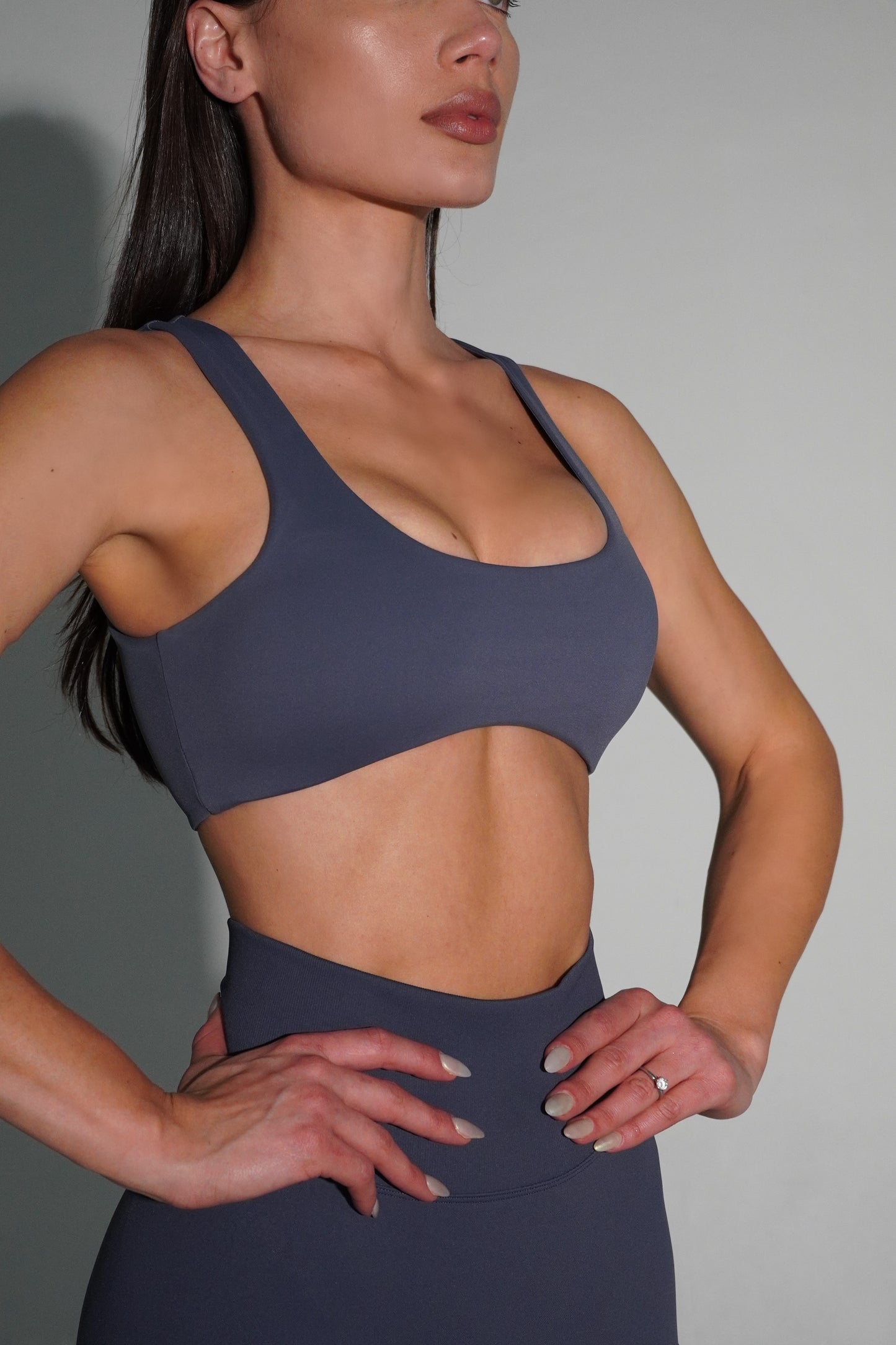 Charcoal essential workout top