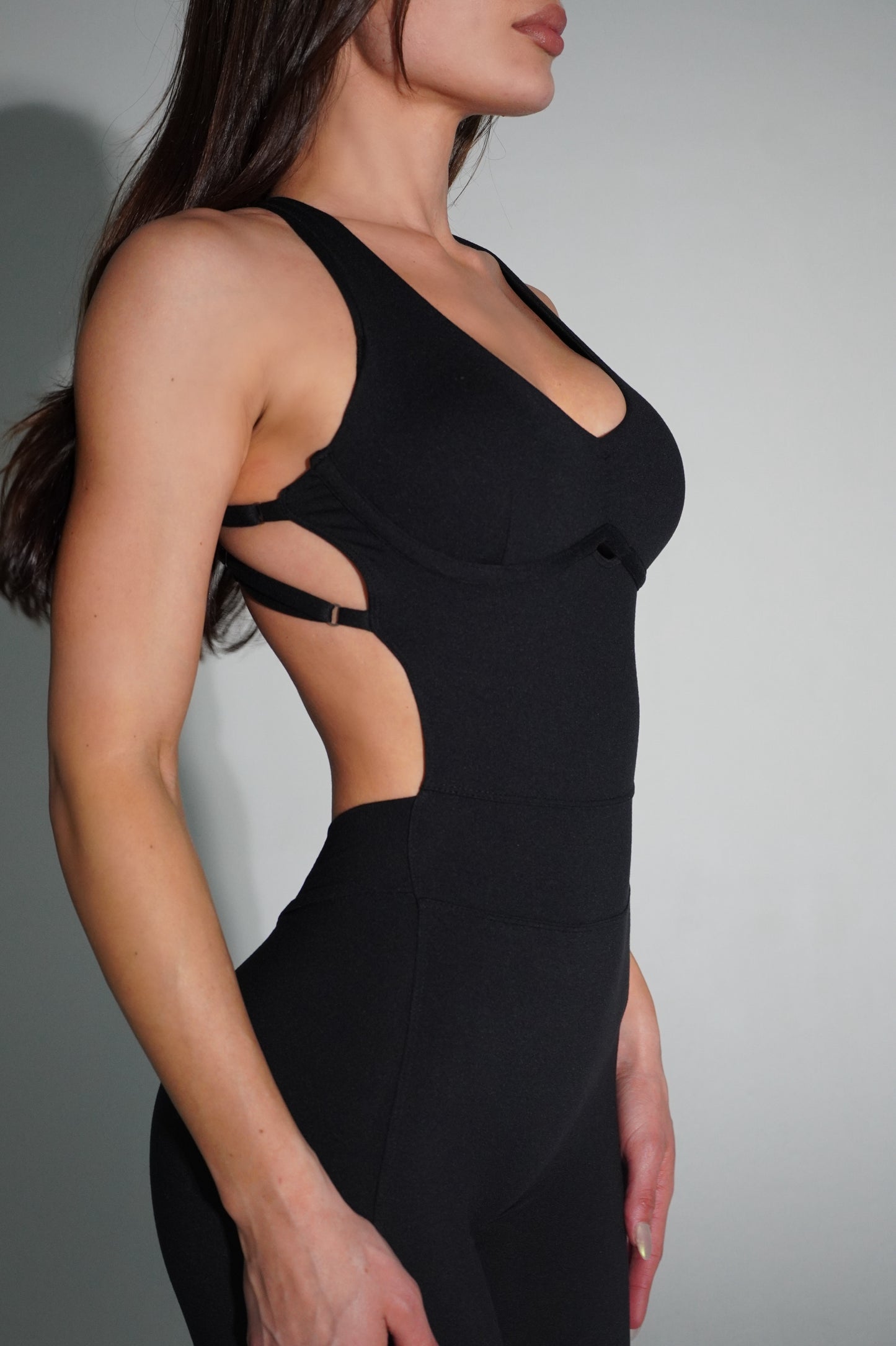 Contour Curve Gym Jumpsuit