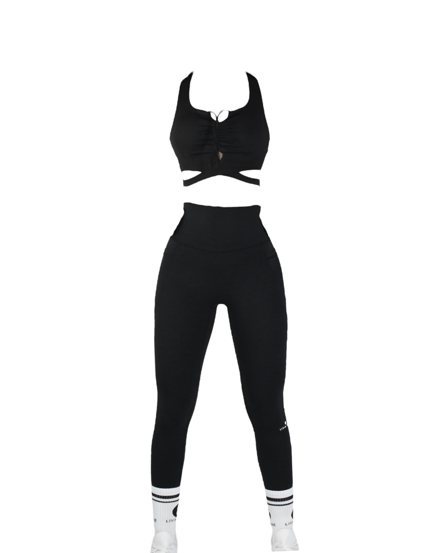 Effortless top legging set black